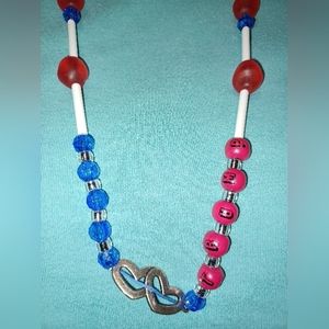 "Hearts for Trump" Handmade in USA Unique Necklace